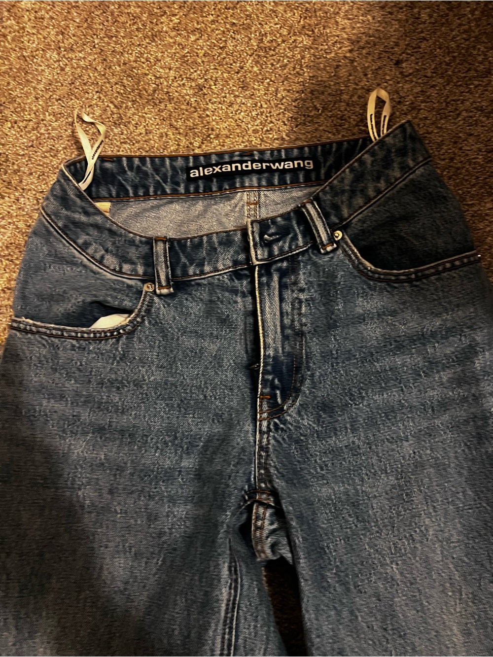 Alexander Wang Indigo High-Rise Women's Jeans